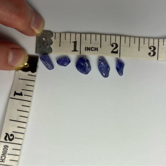 Tanzanite Small Tumbled Crystals Set Of 5 - Picture 7 of 7
